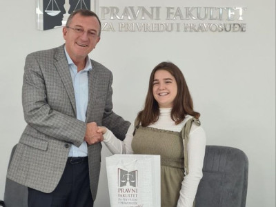 Studentkinja iz Španije u okviru programa mobilnosti na Pravnom fakultetu za privredu i pravosuđe