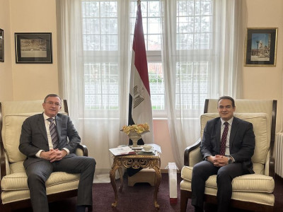 Prof. dr Milan Počuča i Njegova Ekselencija gospodin Basel Salah sastali su se u Beogradu