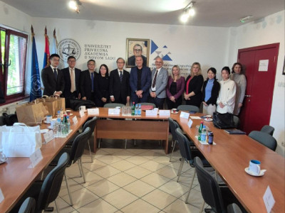 Delegacija Istočnokineskog univerziteta političkih nauka i prava (East China University of Political Science and Law) iz Šangaja, posetila je Univerzitet Privredna akademija