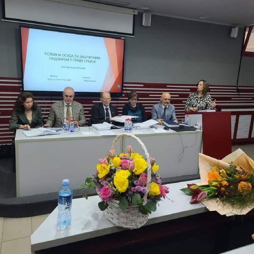 Odbrana doktorske disertacije