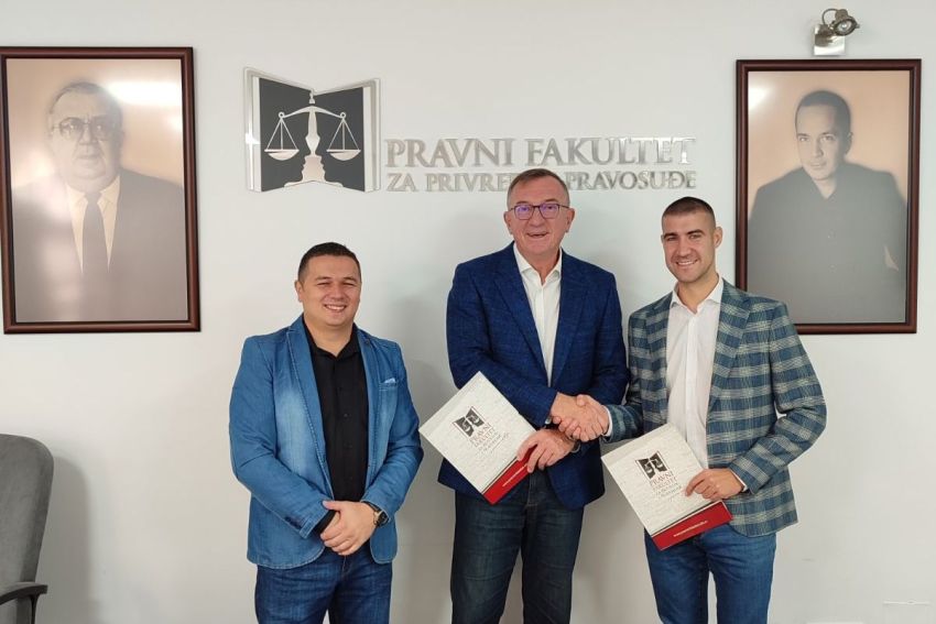 Potpisan Sporazum o poslovno-tehničkoj saradnji između Pravnog fakulteta za privredu i pravosuđe i agencije "Experience" d.o.o.