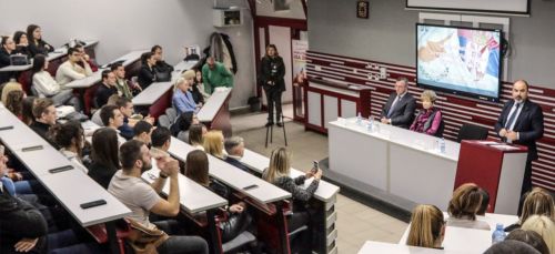 Nj.E. GOSPODIN ANDREAS FOTIU, AMBASADOR REPUBLIKE KIPAR U SRBIJI POSETIO JE PRAVNI FAKULTET ZA PRIVREDU I PRAVOSUĐE