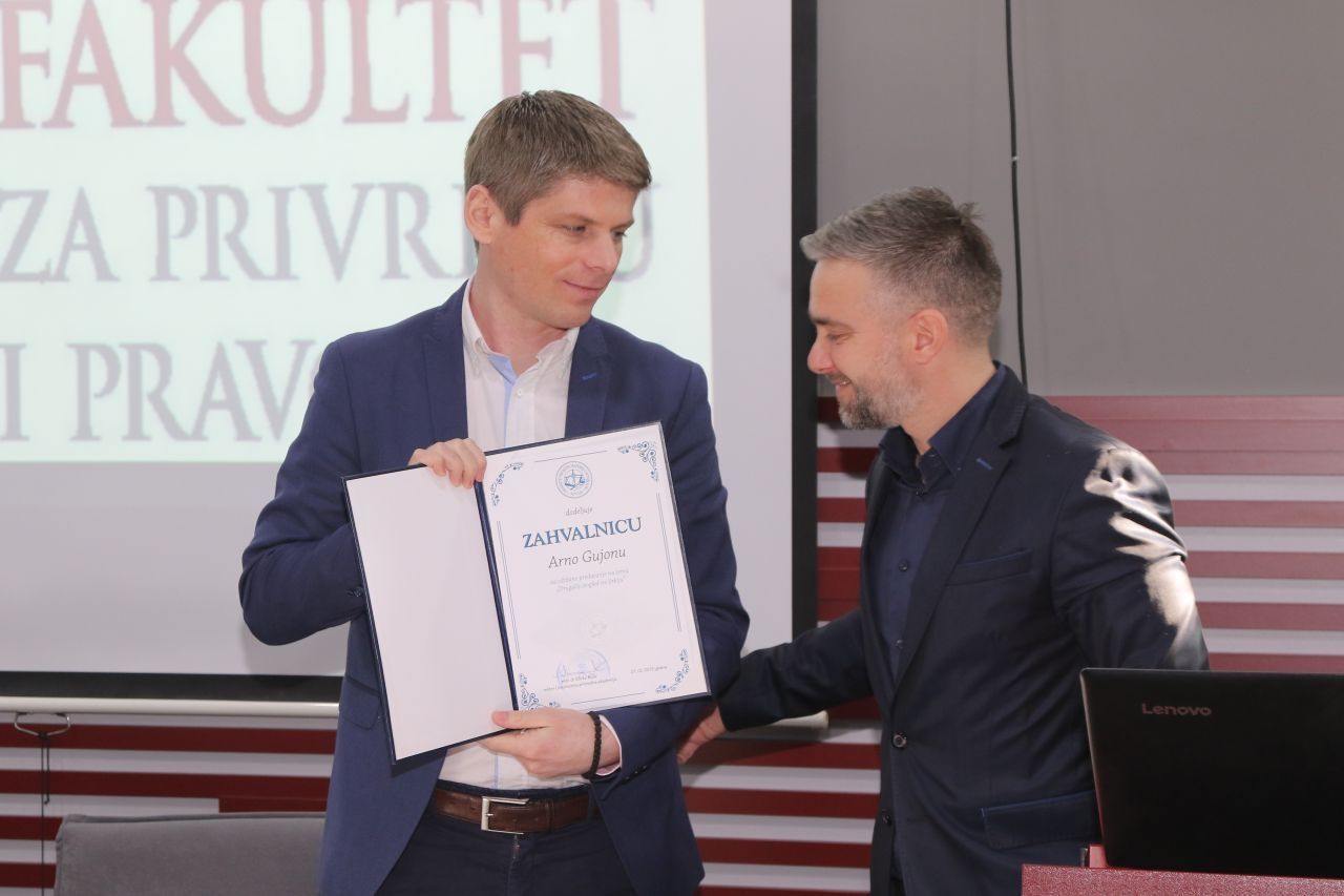 ARNAUD GOUILLON AS A GUEST LECTURER AT THE FACULTY OF LAW FOR COMMERCE AND JUDICIARY IN NOVI SAD